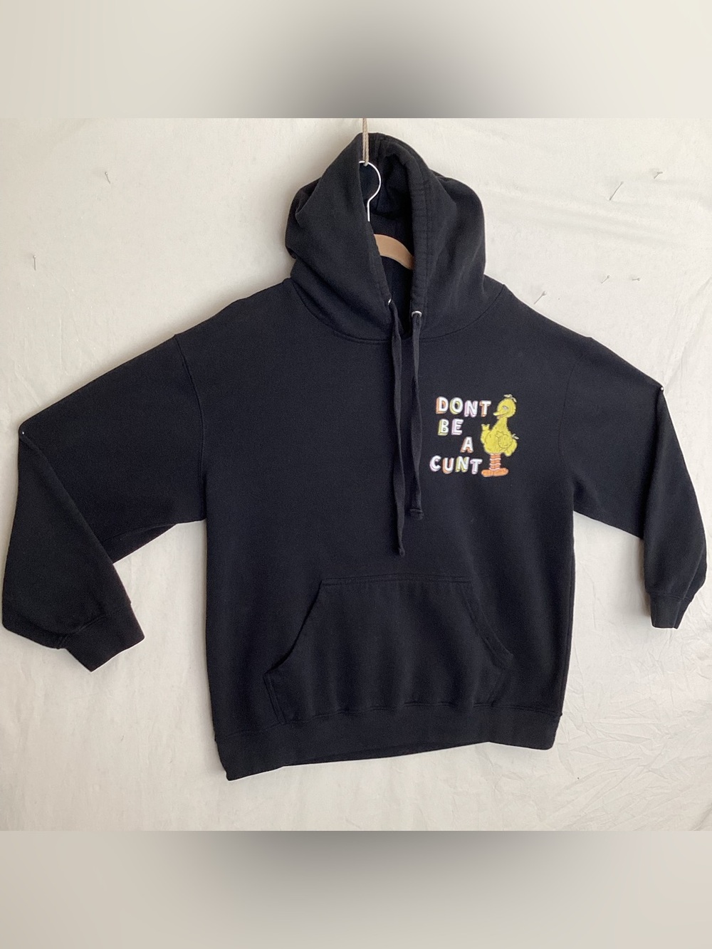 A-holeś live forever don’t be a €unt hoodie sweatshirt big bird - Picture 5 of 10